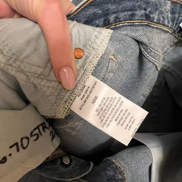 Re/Done x Levi’s 70s Jeans 26 - Picture 5 of 7